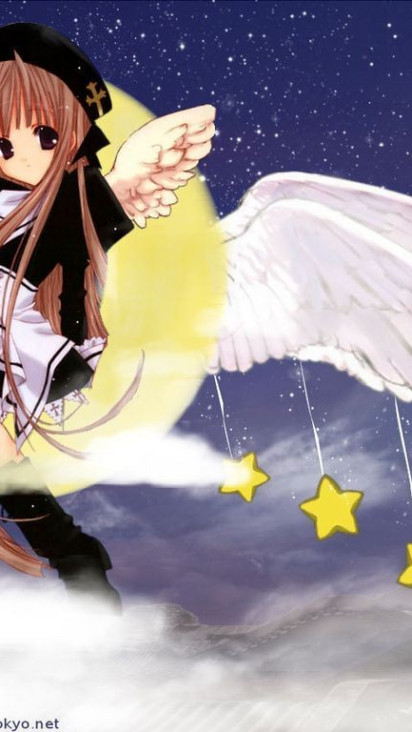 Papeis de parede Aquarian Age Anjo Anime Fantasia Meninas baixar